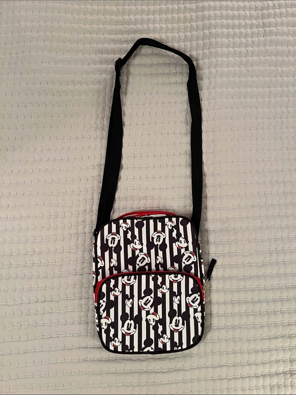 Black & White Mickey Mouse Crossbody Shoulder Bag